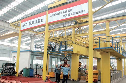 100t Electric Hoist Test Platform